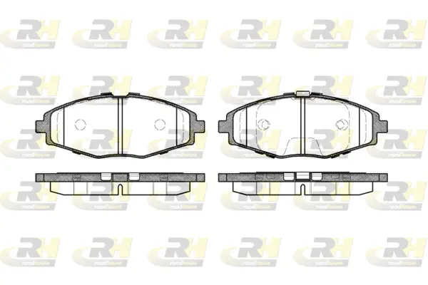 Brake Pad Set, disc brake (2696.00)