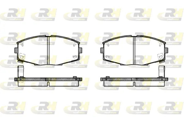 Brake Pad Set, disc brake (2225.04)