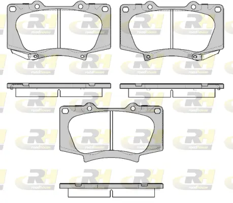 Brake Pad Set, disc brake (2988.22)