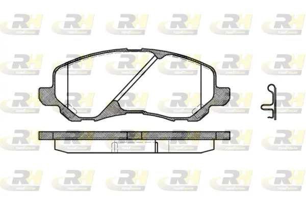 Brake Pad Set, disc brake (2804.02)