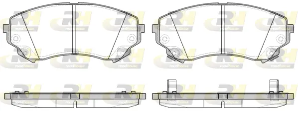 Brake Pad Set, disc brake (21331.04)