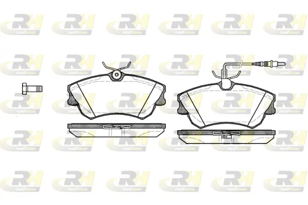 Brake Pad Set, disc brake (2638.02)