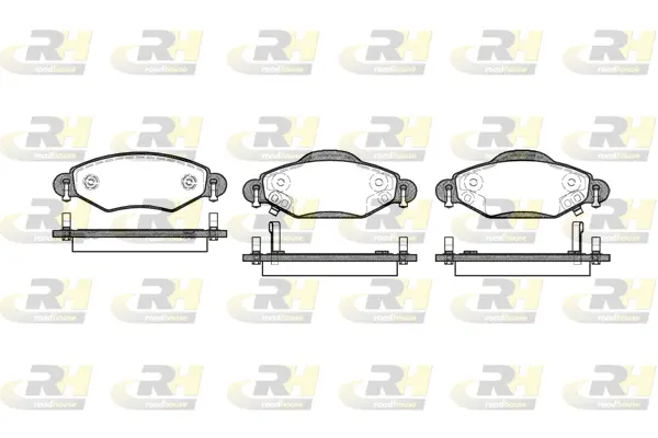 Brake Pad Set, disc brake (2978.02)