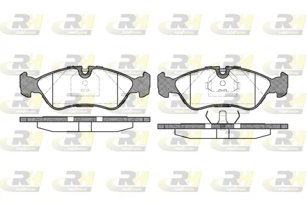 Brake Pad Set, disc brake (2286.20)