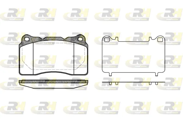 Brake Pad Set, disc brake (2666.10)
