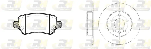 Brake Kit, disc brake (8957.00)