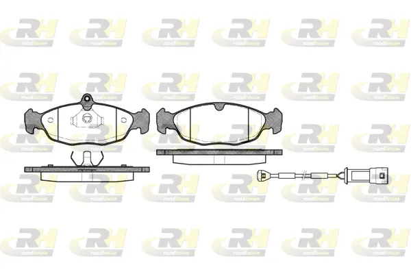 Brake Pad Set, disc brake (2393.22)