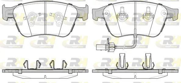 Brake Pad Set, disc brake (21371.12)