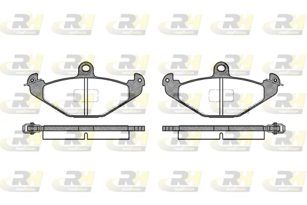Brake Pad Set, disc brake (2345.10)