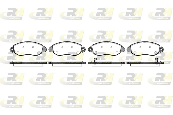 Brake Pad Set, disc brake (2772.02)