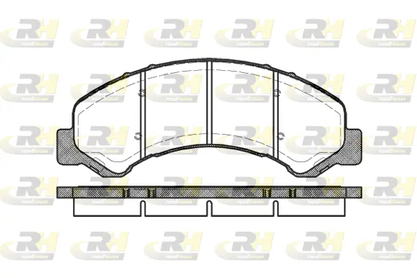 Brake Pad Set, disc brake (2763.00)