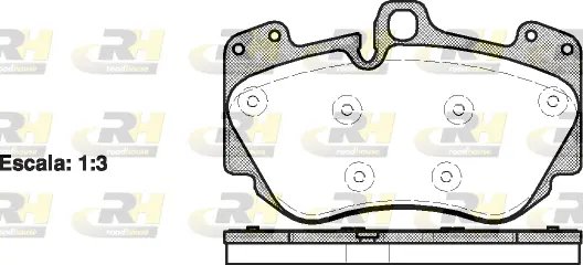 Brake Pad Set, disc brake (21140.10)