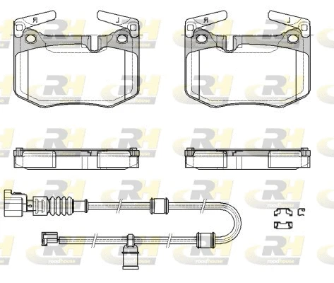 Brake Pad Set, disc brake (21979.02)