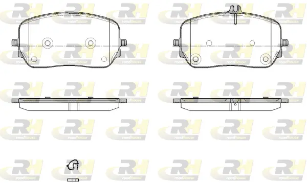 Brake Pad Set, disc brake (21879.00)
