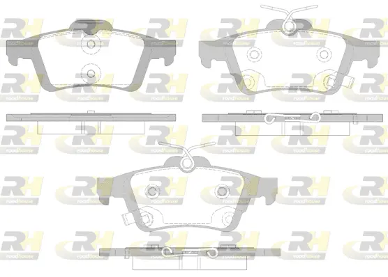 Brake Pad Set, disc brake (2842.12)