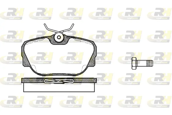 Brake Pad Set, disc brake (2296.00)