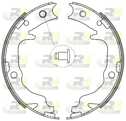 Brake Shoe, parking brake (4641.00)
