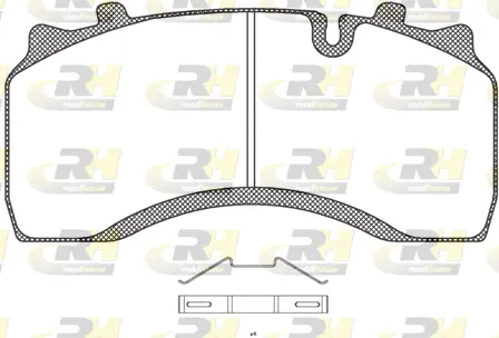 Brake Pad Set, disc brake (JSX 21032.00)