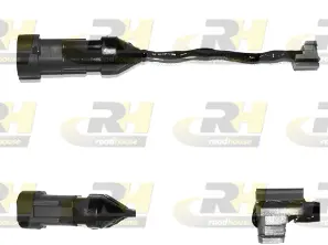Warning Contact, brake pad wear (001093)