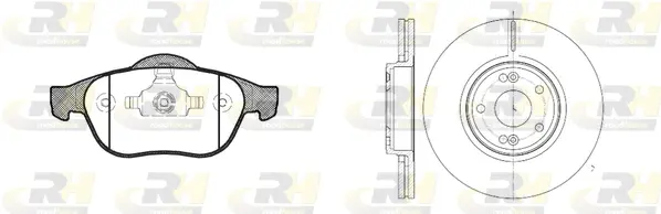 Brake Kit, disc brake (8843.00)