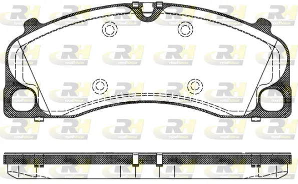 Brake Pad Set, disc brake (21509.00)