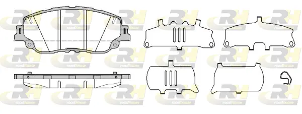 Brake Pad Set, disc brake (21787.10)