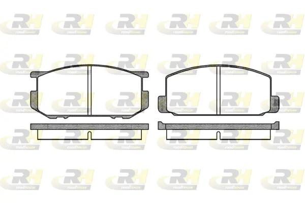 Brake Pad Set, disc brake (2109.00)
