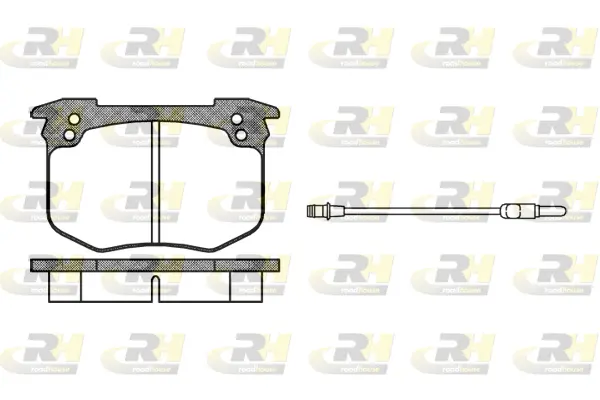 Brake Pad Set, disc brake (2030.02)
