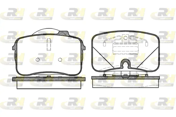 Brake Pad Set, disc brake (2328.00)