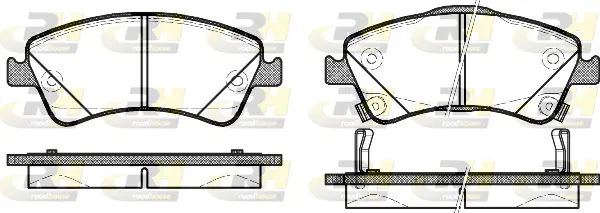 Brake Pad Set, disc brake (21341.12)