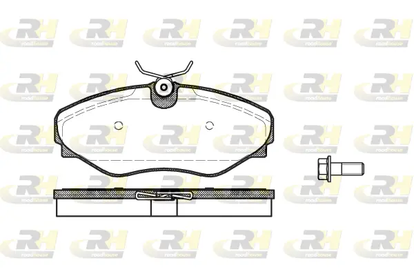 Brake Pad Set, disc brake (2834.20)