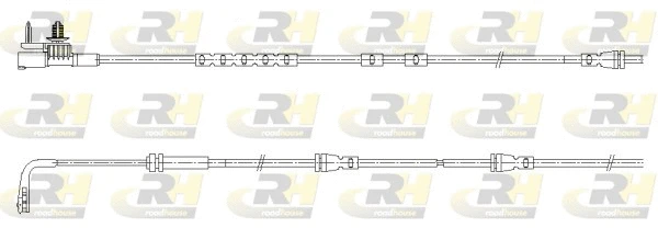 Warning Contact, brake pad wear (001186)