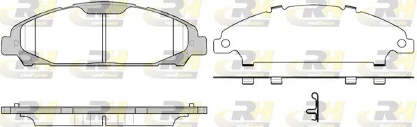 Brake Pad Set, disc brake (21620.00)
