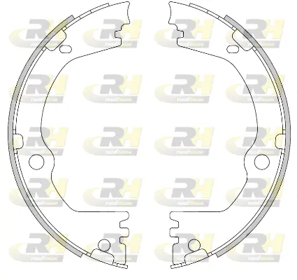 Brake Shoe, parking brake (4466.00)