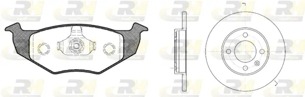 Brake Kit, disc brake (8609.00)