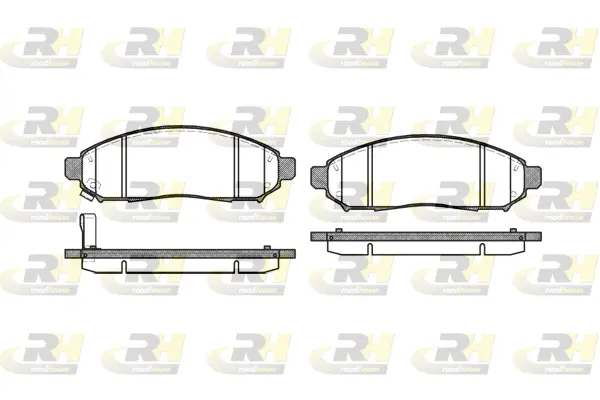 Brake Pad Set, disc brake (21162.01)