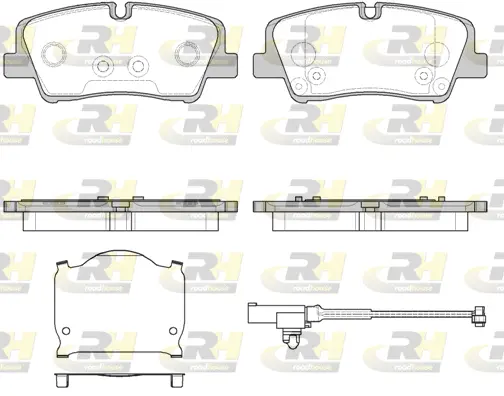 Brake Pad Set, disc brake (21687.10)