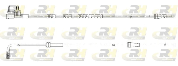 Warning Contact, brake pad wear (001195)