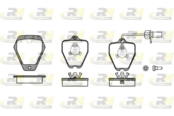 Brake Pad Set, disc brake (2508.22)