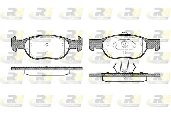 Brake Pad Set, disc brake (2588.20)