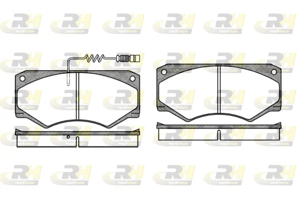 Brake Pad Set, disc brake (2047.12)