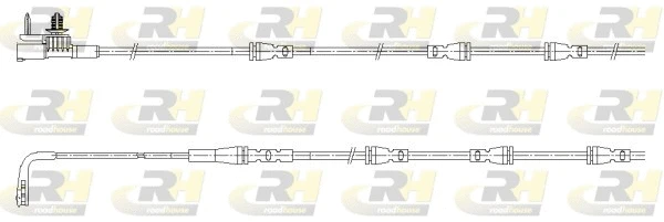 Warning Contact, brake pad wear (001197)