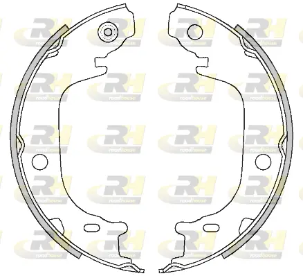 Brake Shoe, parking brake (4516.00)