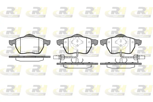 Brake Pad Set, disc brake (2390.52)