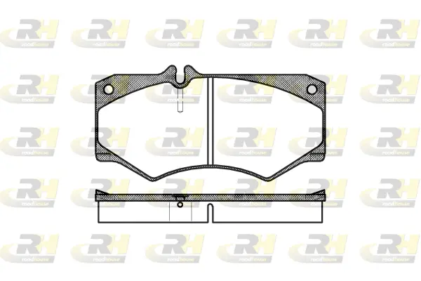 Brake Pad Set, disc brake (2047.30)