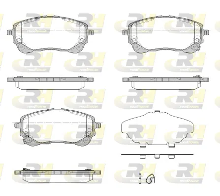 Brake Pad Set, disc brake (21858.02)