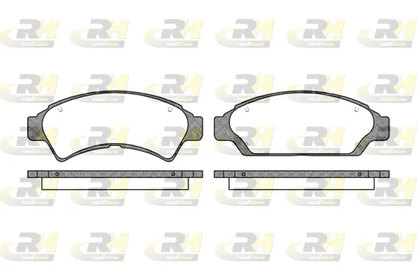 Brake Pad Set, disc brake (2642.00)