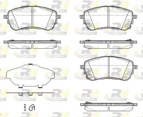 Brake Pad Set, disc brake (21858.12)