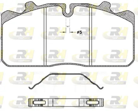 Brake Pad Set, disc brake (JSX 2658.00)