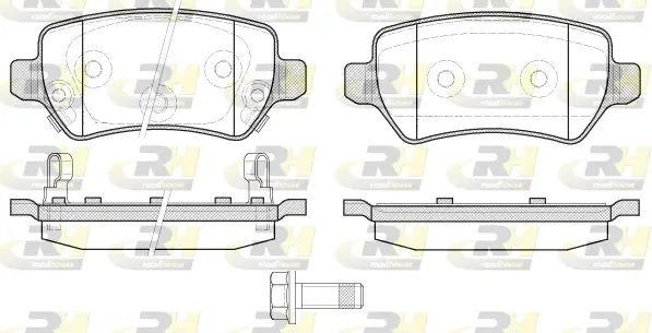 Brake Pad Set, disc brake (2957.22)